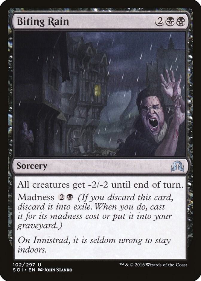 Biting Rain 102 card from Shadows over Innistrad