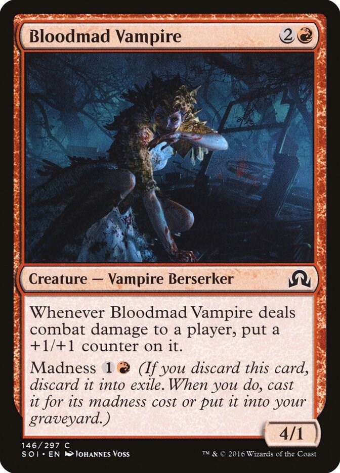 Bloodmad Vampire 146 card from Shadows over Innistrad