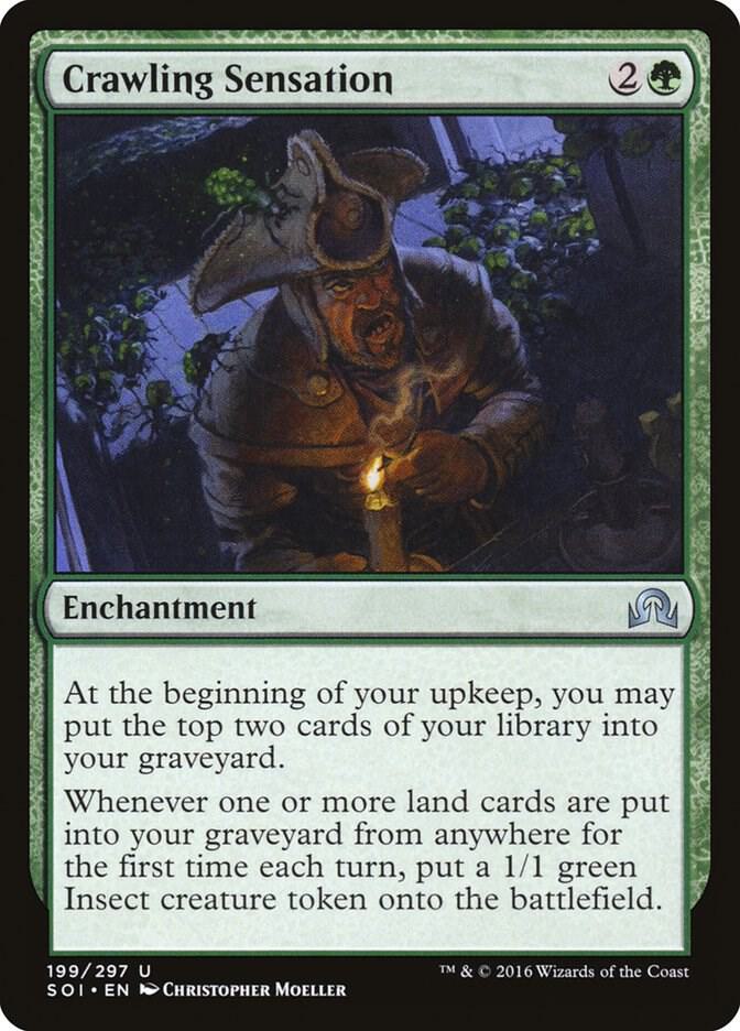 Crawling Sensation 199 card from Shadows over Innistrad