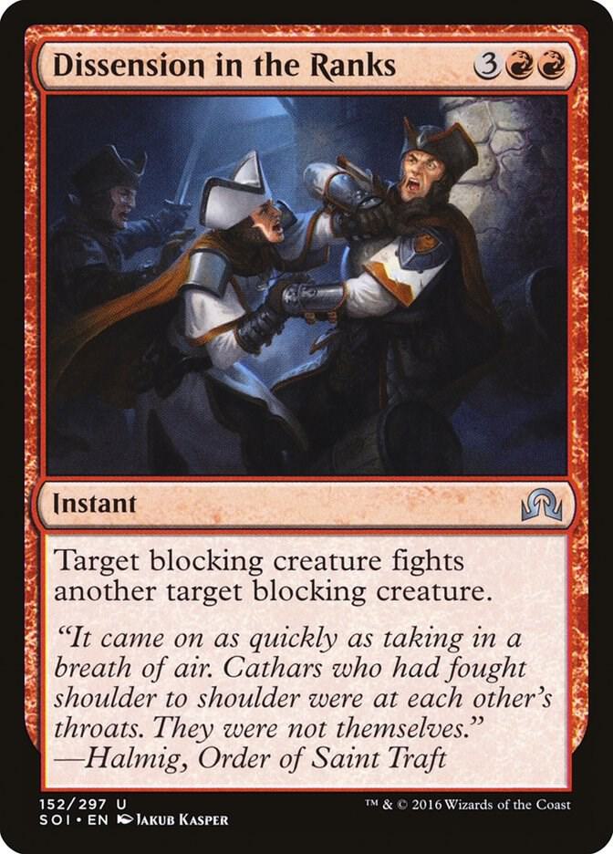 Dissension in the Ranks 152 card from Shadows over Innistrad