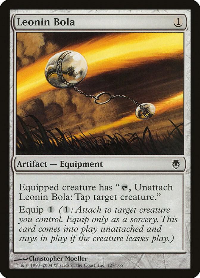 Leonin Bola 127 card from Darksteel
