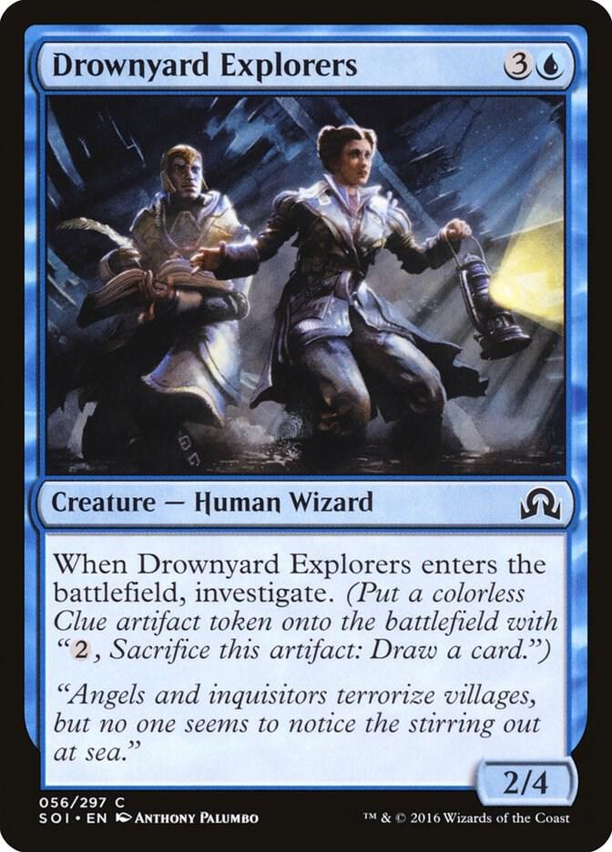 Drownyard Explorers 56 card from Shadows over Innistrad