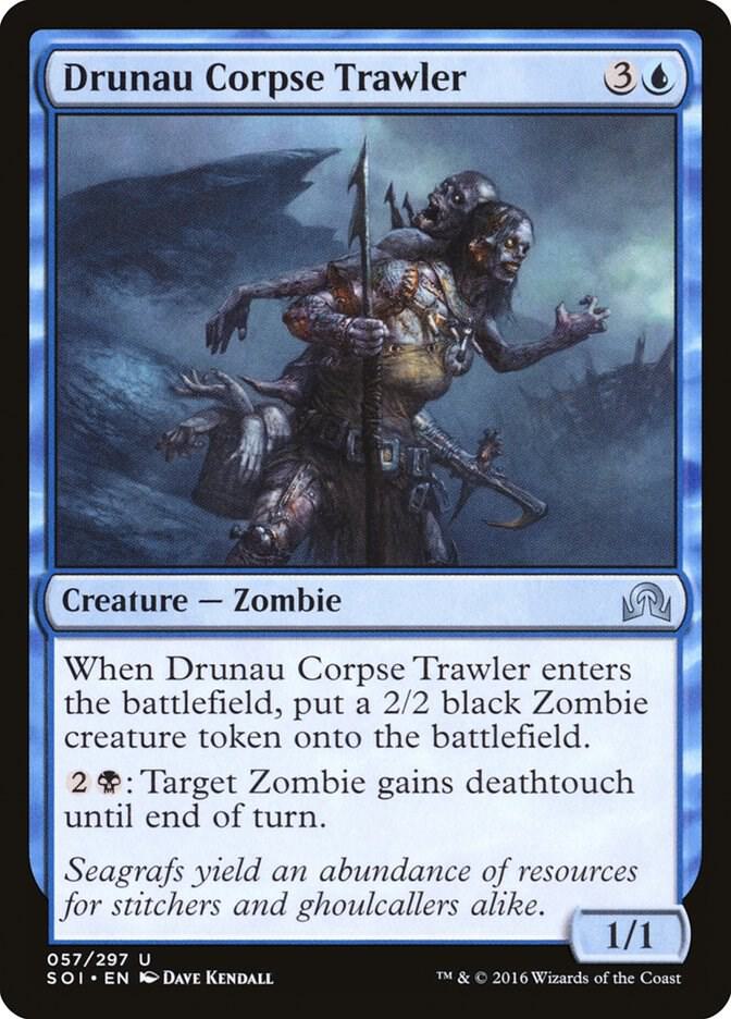Drunau Corpse Trawler 57 card from Shadows over Innistrad