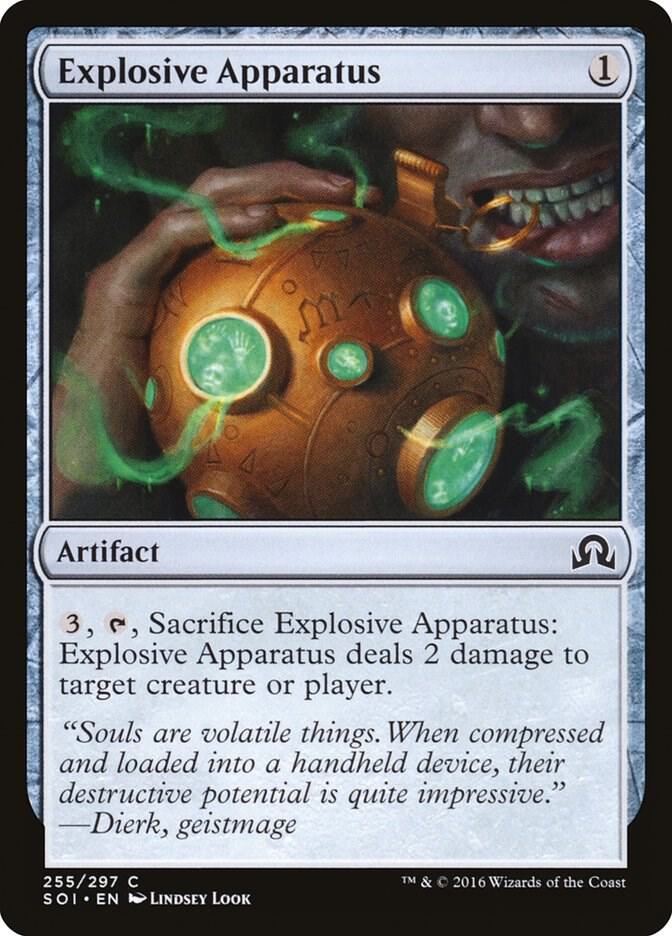 Explosive Apparatus 255 card from Shadows over Innistrad