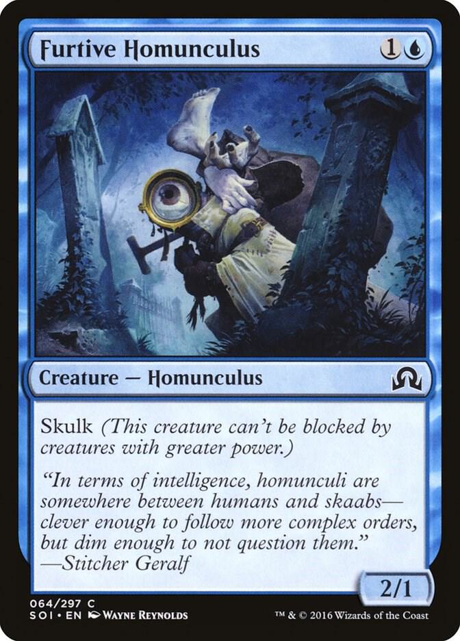 Furtive Homunculus 64 card from Shadows over Innistrad