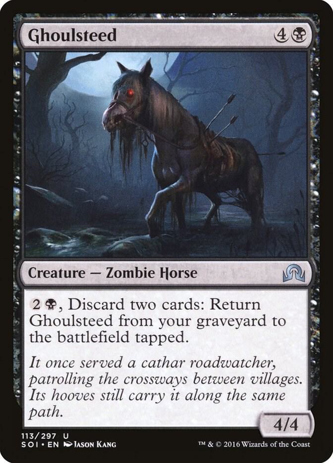 Ghoulsteed 113 card from Shadows over Innistrad