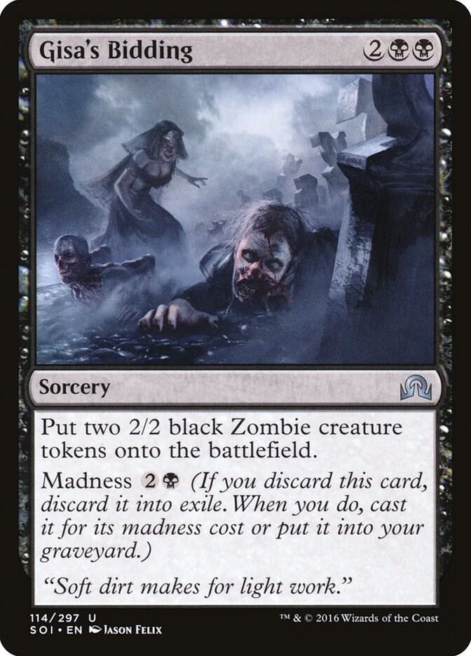 Gisa's Bidding 114 card from Shadows over Innistrad