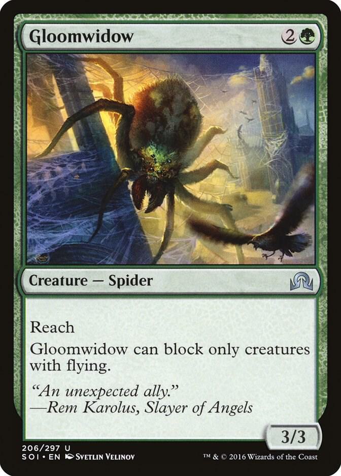 Gloomwidow 206 card from Shadows over Innistrad