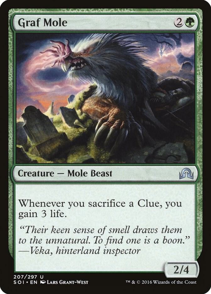 Graf Mole 207 card from Shadows over Innistrad