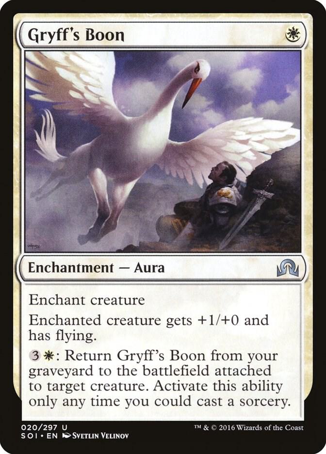 Gryff's Boon 20 card from Shadows over Innistrad