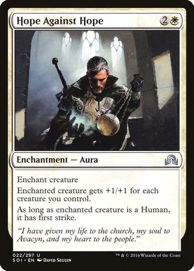 Hope Against Hope 22 card from Shadows over Innistrad