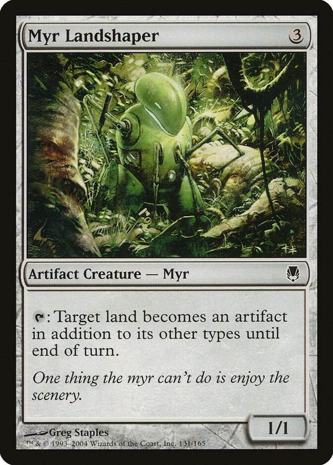Myr Landshaper 131 card from Darksteel