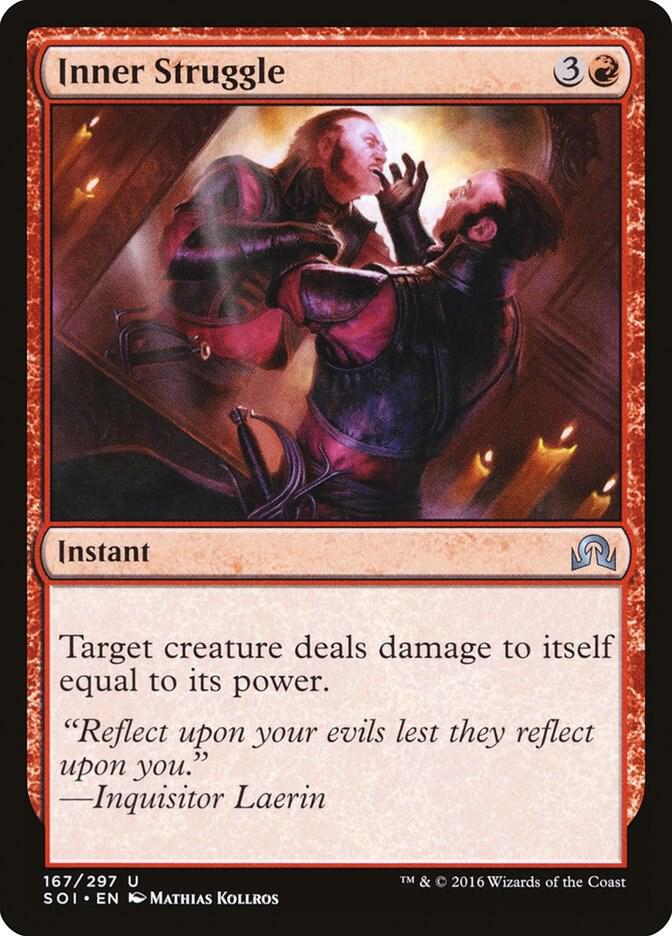 Inner Struggle 167 card from Shadows over Innistrad