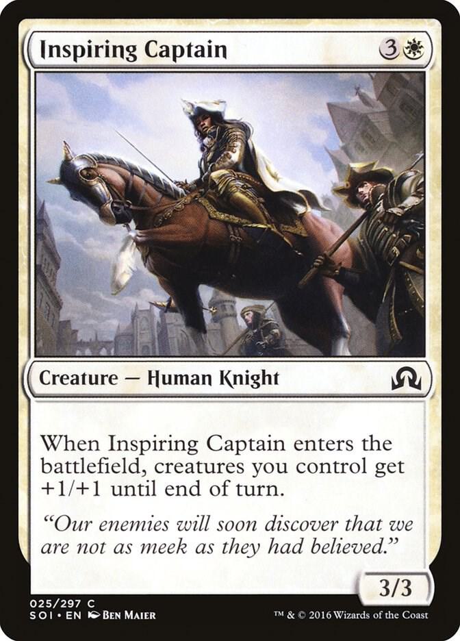 Inspiring Captain 25 card from Shadows over Innistrad