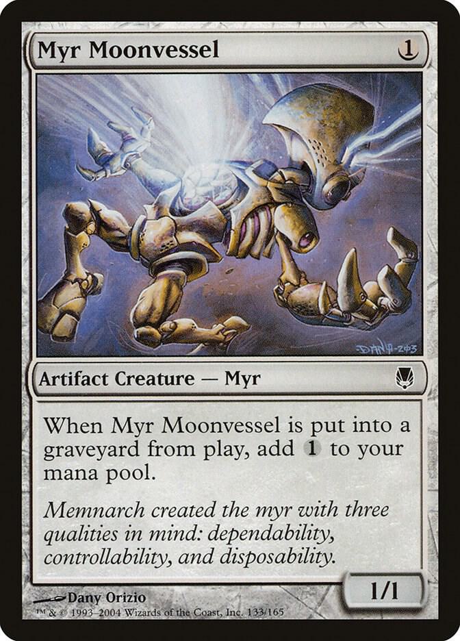 Myr Moonvessel 133 card from Darksteel
