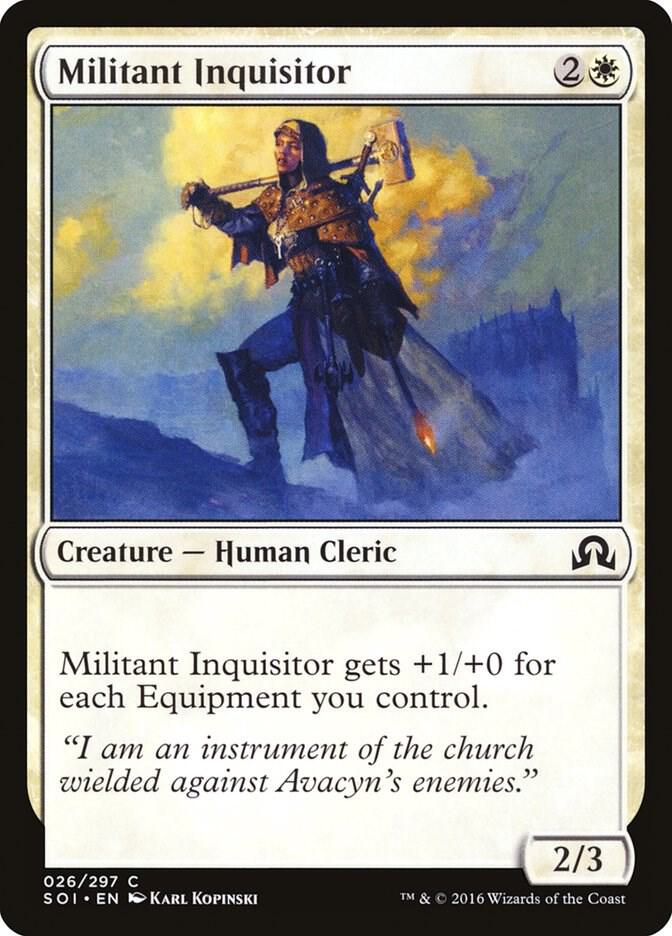 Militant Inquisitor 26 card from Shadows over Innistrad