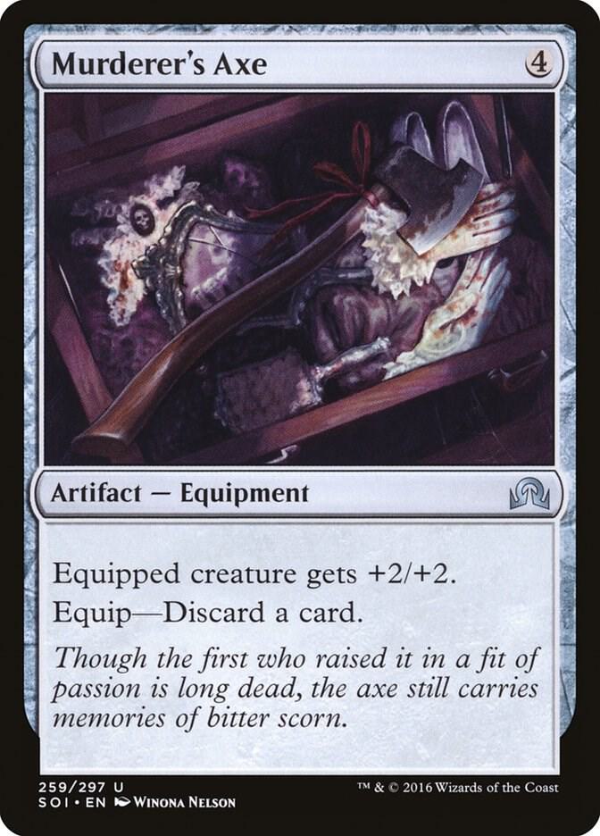 Murderer's Axe 259 card from Shadows over Innistrad