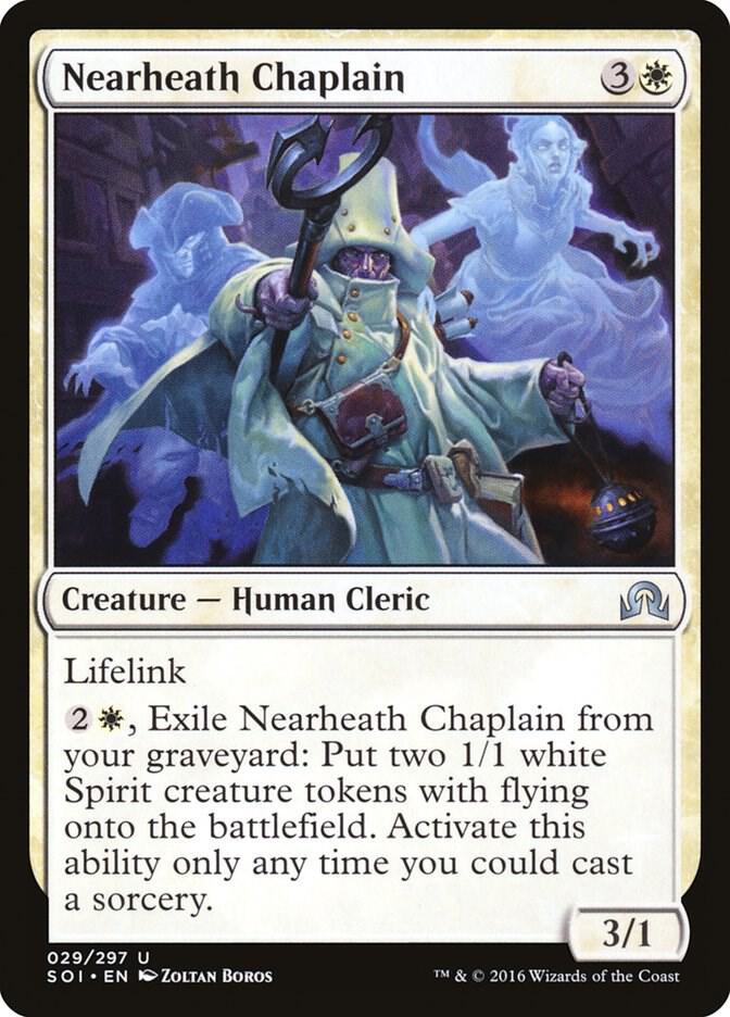 Nearheath Chaplain 29 card from Shadows over Innistrad