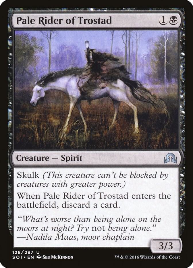 Pale Rider of Trostad 128 card from Shadows over Innistrad