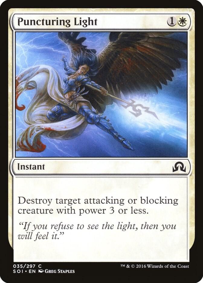 Puncturing Light 35 card from Shadows over Innistrad