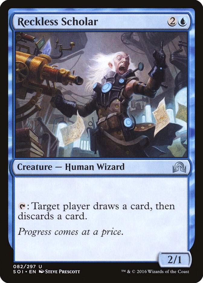 Reckless Scholar 82 card from Shadows over Innistrad
