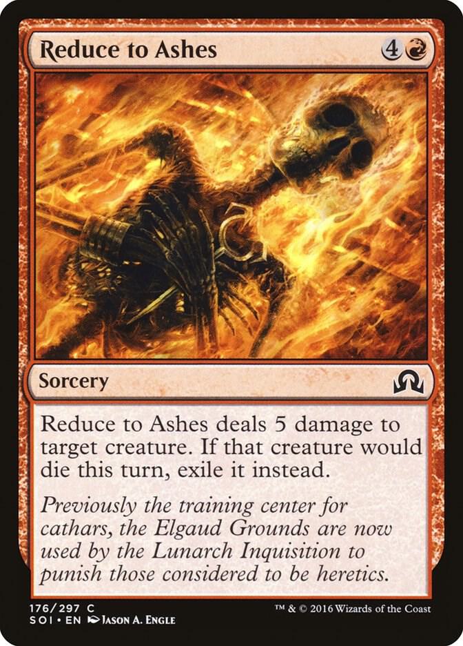 Reduce to Ashes 176 card from Shadows over Innistrad