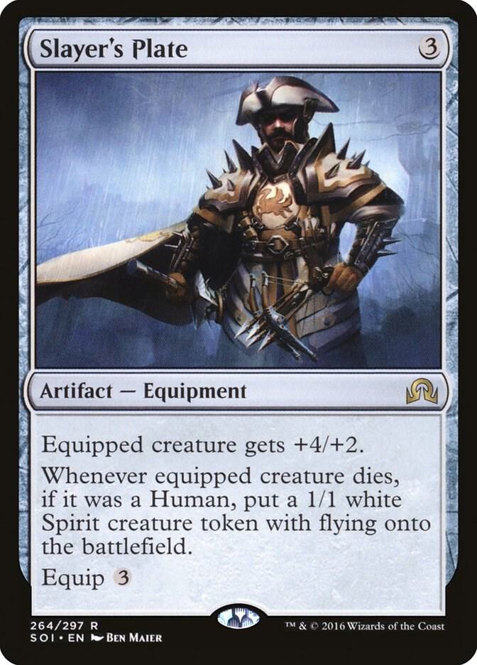 Slayer's Plate 264 card from Shadows over Innistrad