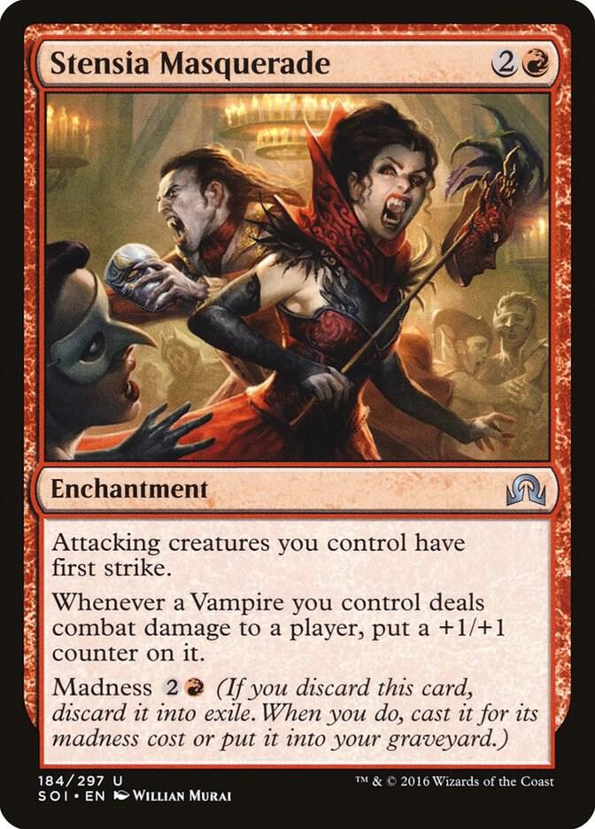 Stensia Masquerade 184 card from Shadows over Innistrad