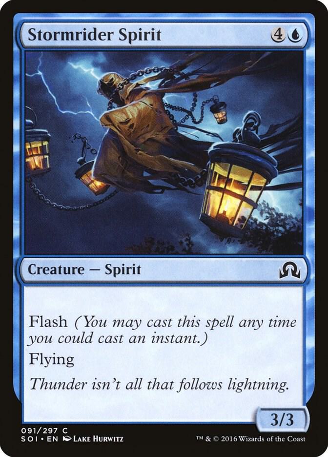 Stormrider Spirit 91 card from Shadows over Innistrad