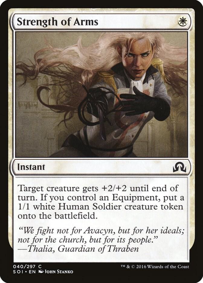 Strength of Arms 40 card from Shadows over Innistrad