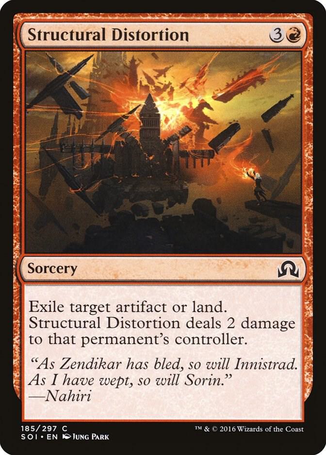 Structural Distortion 185 card from Shadows over Innistrad