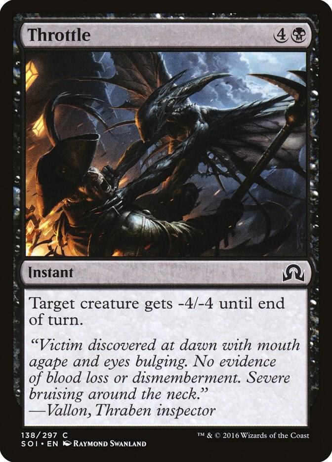 Throttle 138 card from Shadows over Innistrad