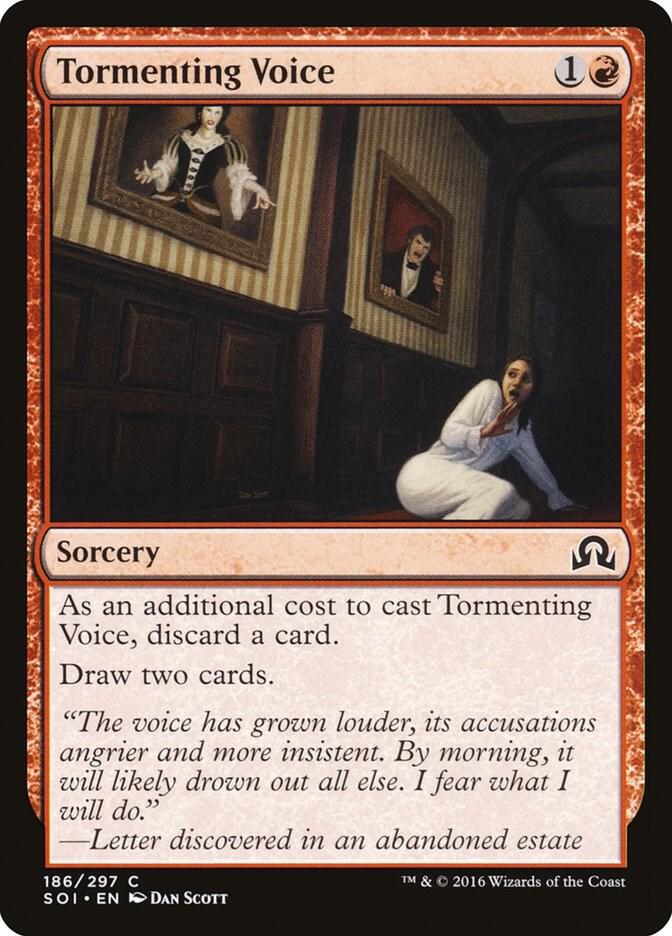 Tormenting Voice 186 card from Shadows over Innistrad