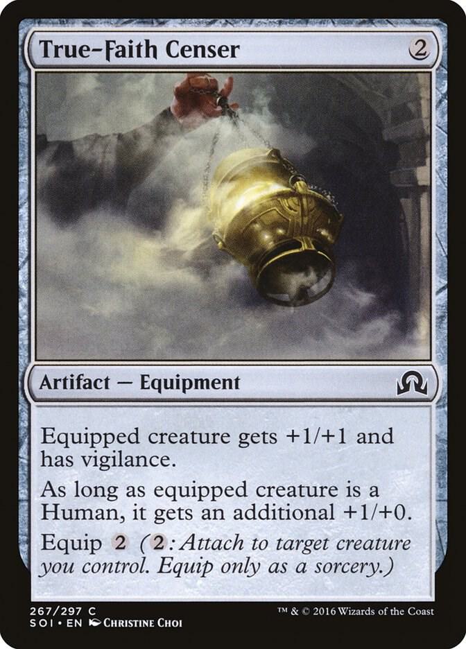 True-Faith Censer 267 card from Shadows over Innistrad