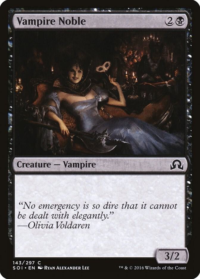 Vampire Noble 143 card from Shadows over Innistrad