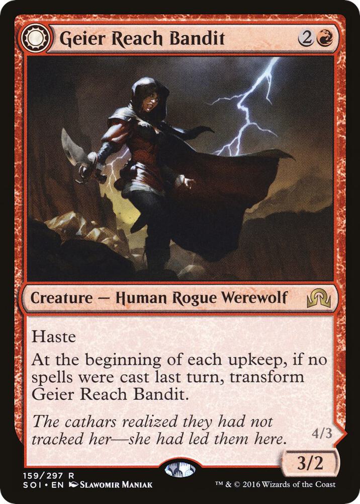 Geier Reach Bandit 159 card from Shadows over Innistrad