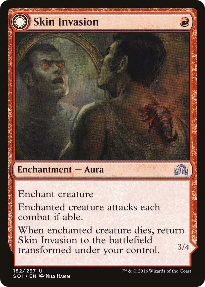 Skin Invasion 182 card from Shadows over Innistrad