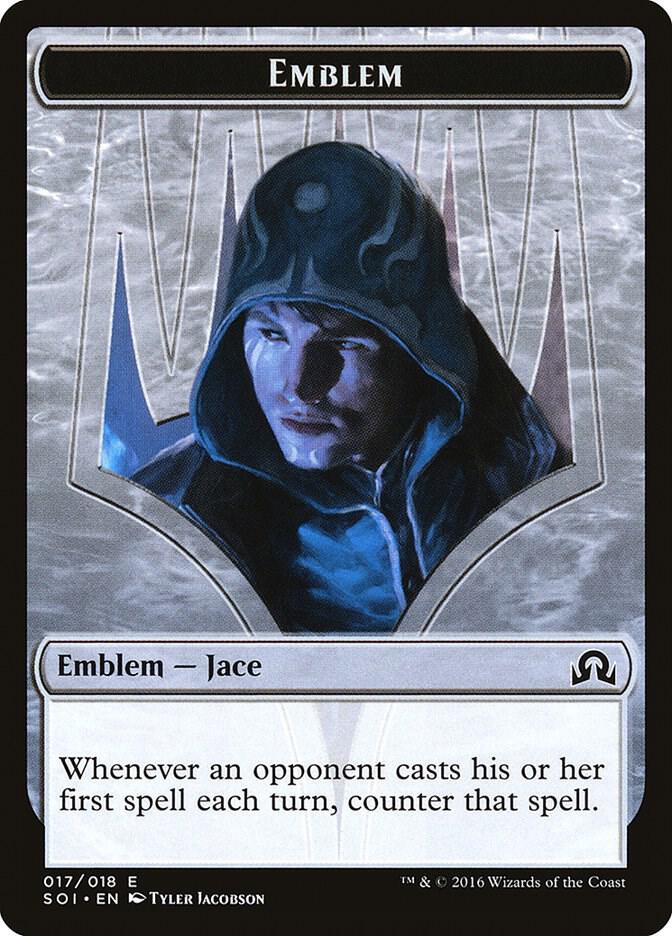 Emblem - Jace, Unraveler of Secrets 17 card from Shadows over Innistrad