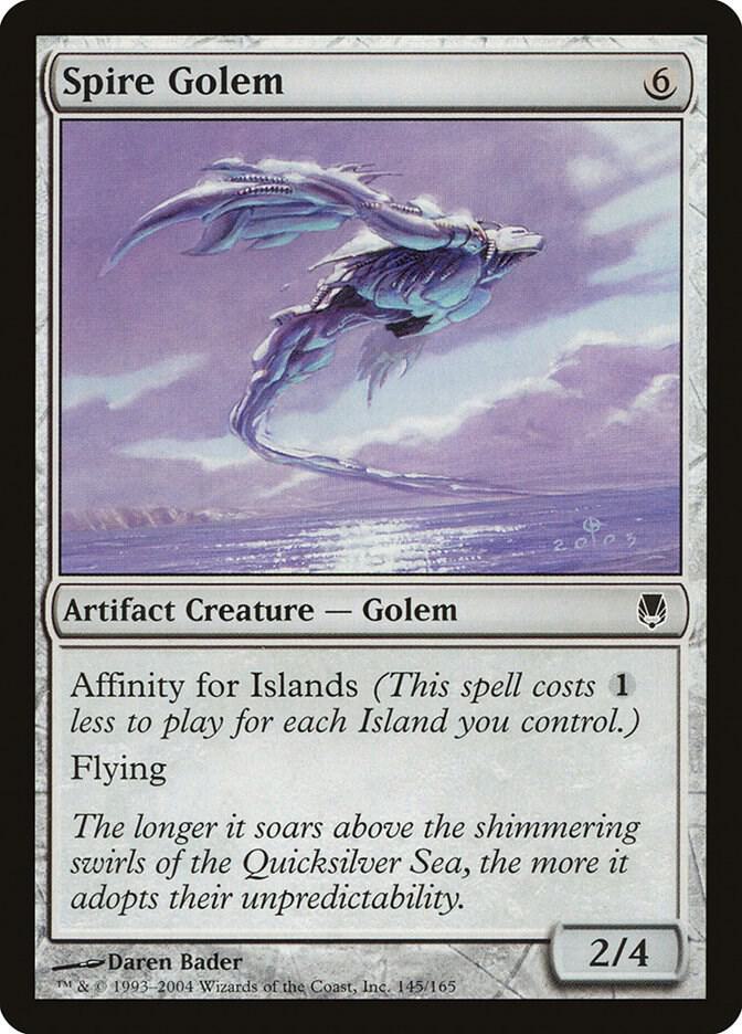 Spire Golem 145 card from Darksteel