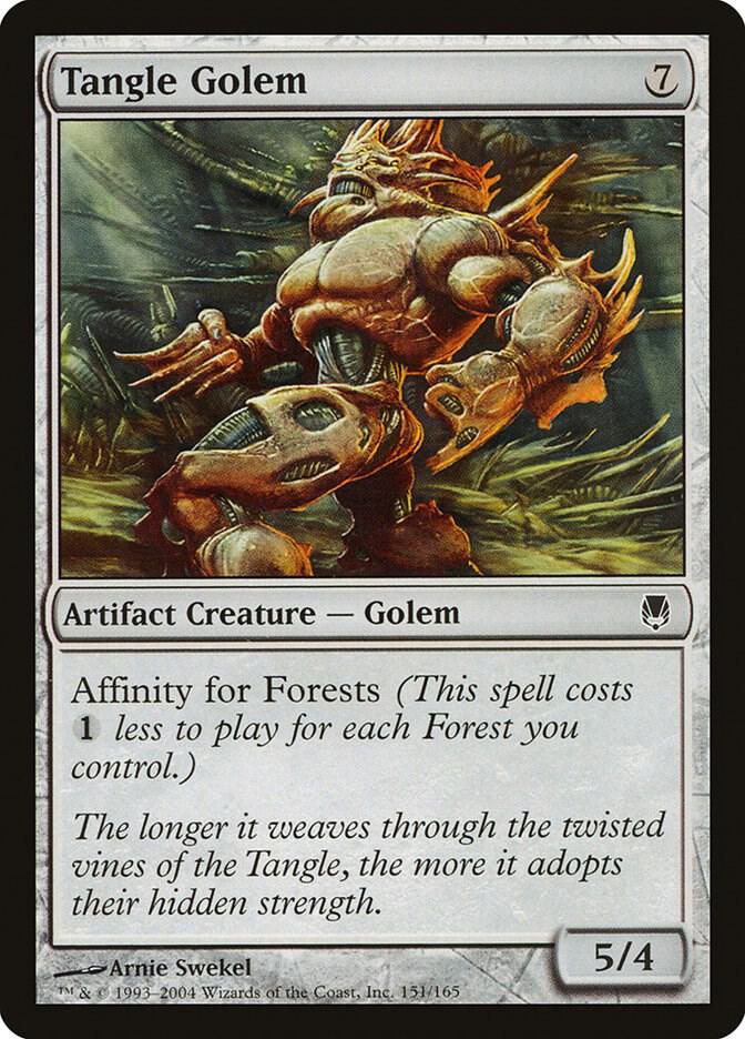 Tangle Golem 151 card from Darksteel