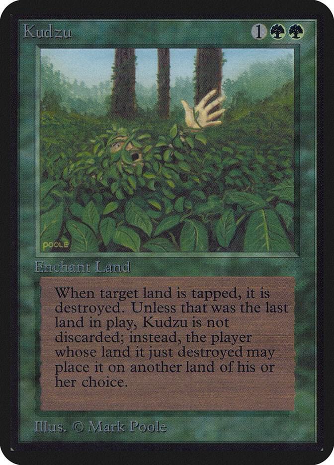 Kudzu card from Alpha Edition