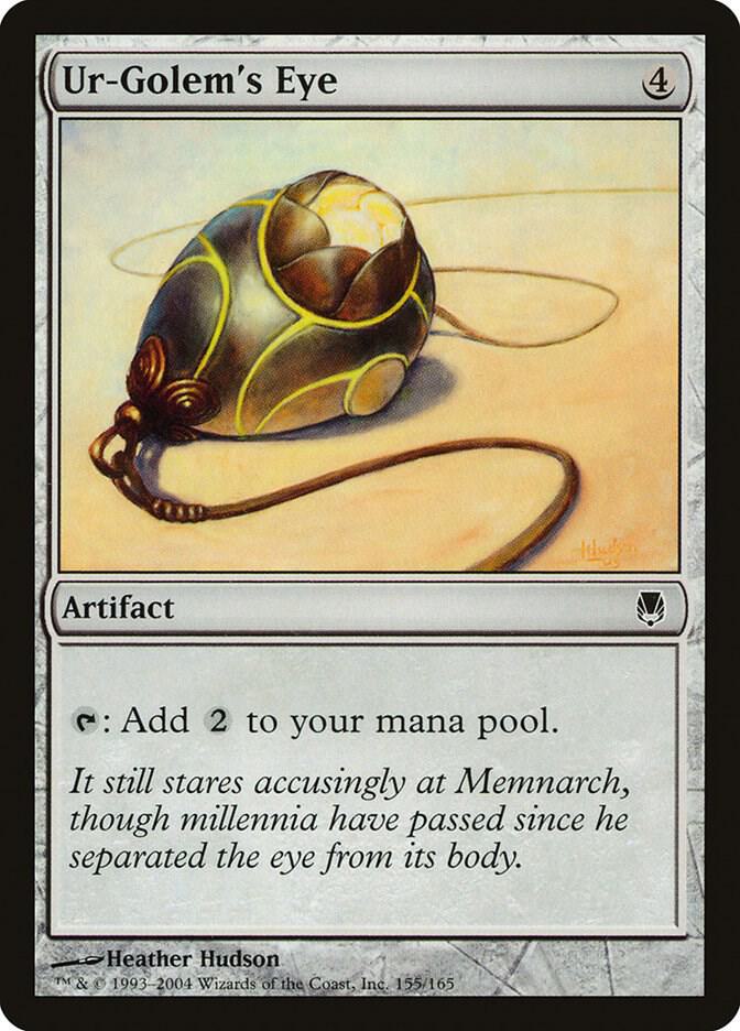 Ur-Golem's Eye 155 card from Darksteel