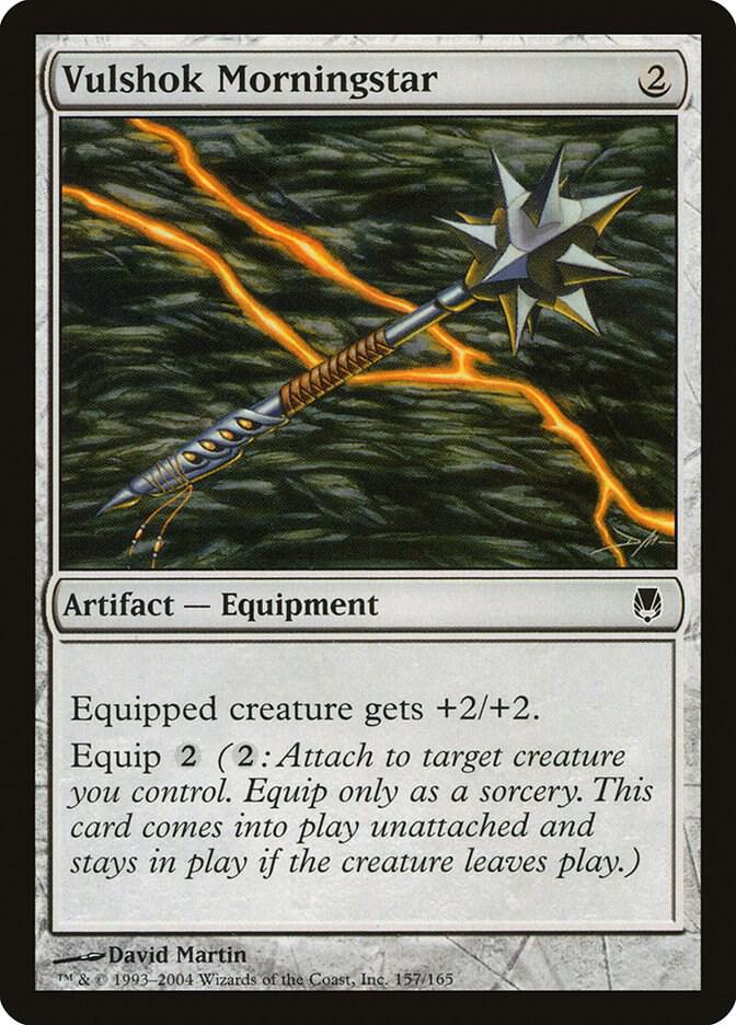 Vulshok Morningstar 157 card from Darksteel