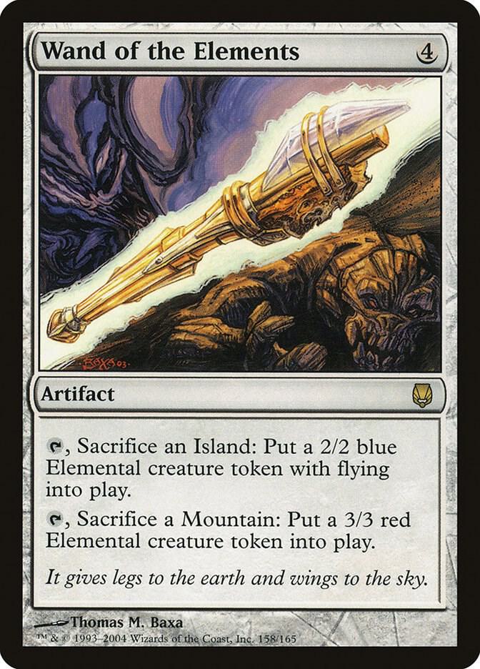 Wand of the Elements 158 card from Darksteel