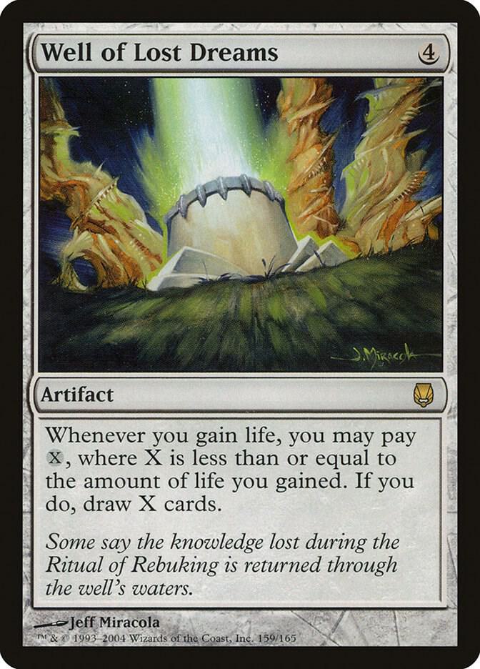 Well of Lost Dreams 159 card from Darksteel