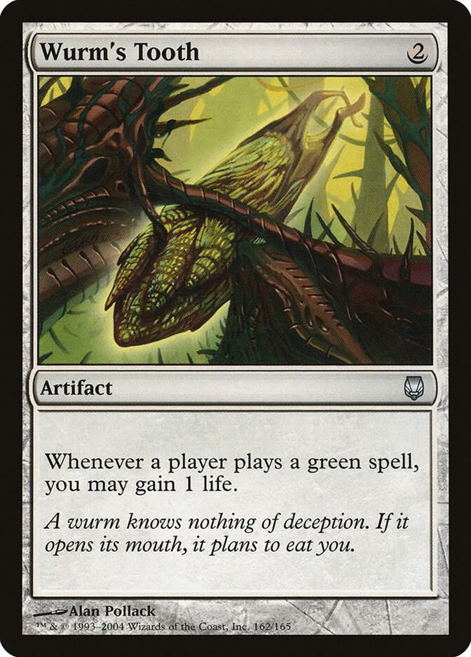 Wurm's Tooth 162 card from Darksteel