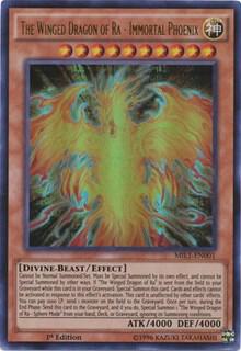 The Winged Dragon of Ra - Immortal Phoenix MIL1-EN001 card from Millennium Pack