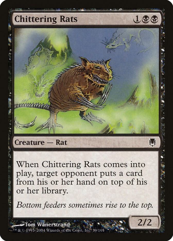 Chittering Rats 39 card from Darksteel