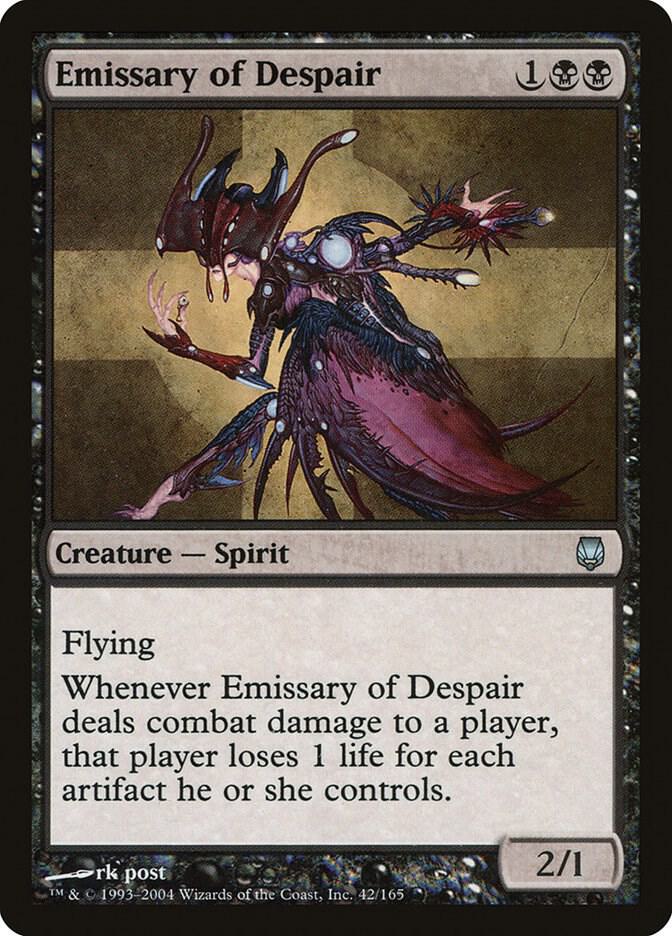 Emissary of Despair 42 card from Darksteel