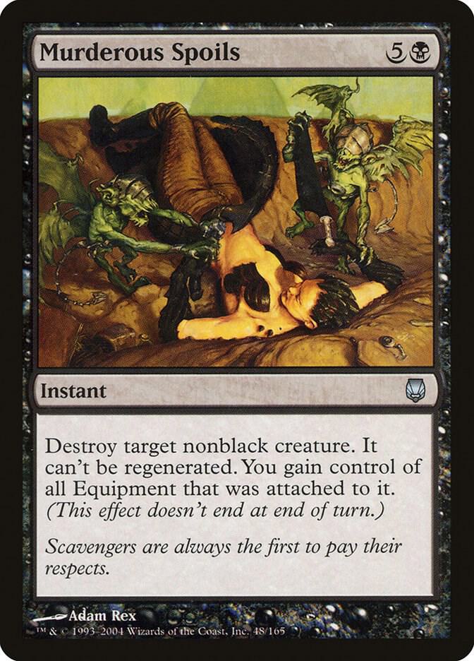 Murderous Spoils 48 card from Darksteel